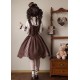 Alice Girl Bear Chocolate Short and Long Skirt and JSK(2nd Pre-Order/2 Colours/Full Payment Without Shipping)